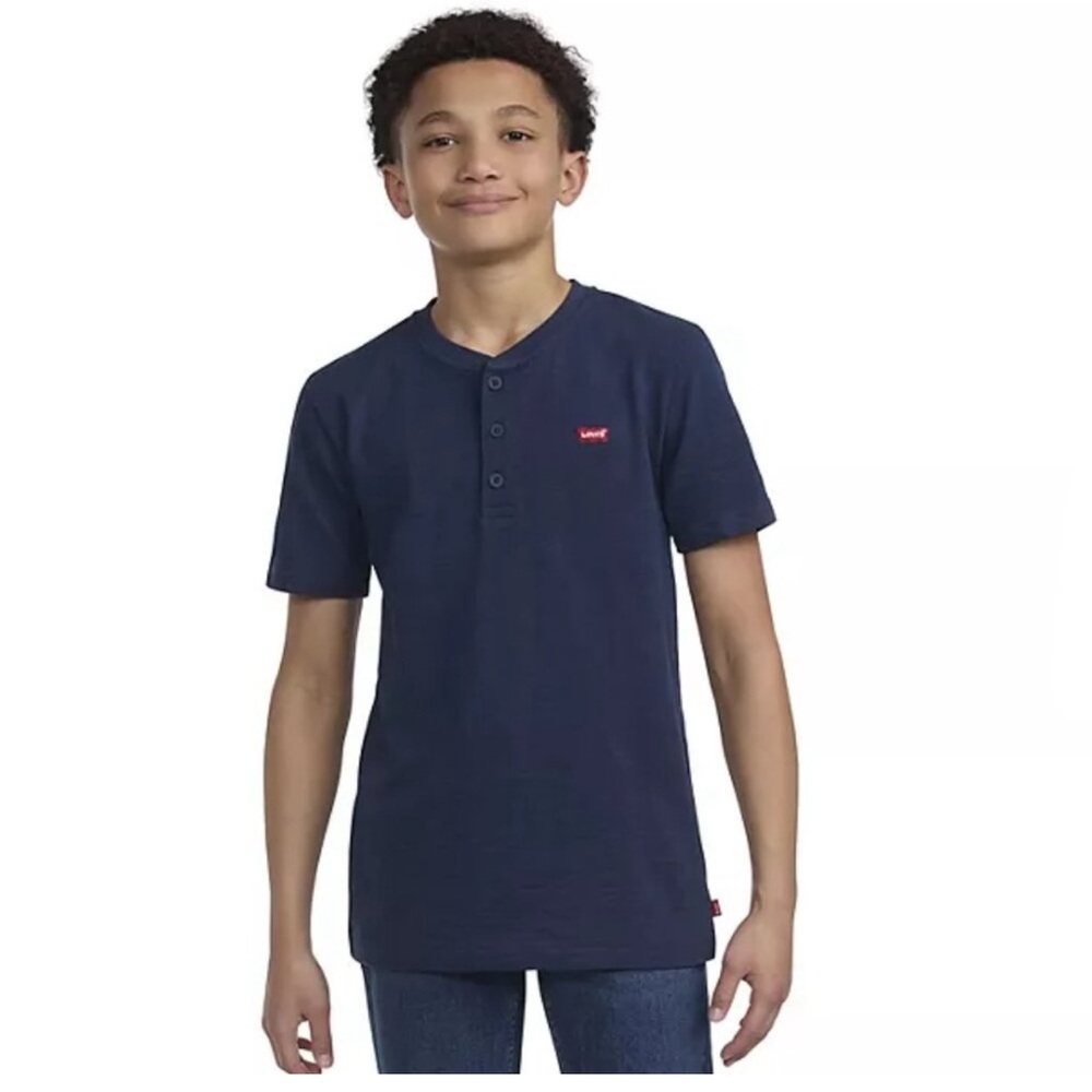 Levi's Blue Crew Neck Short Sleeve Tee